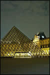 Paris Louvre at night